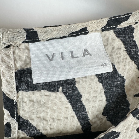 Vila Zebra Print Dress | US Size 6 - Picture 10 of 11